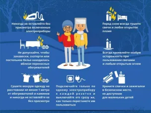 С наступлением холодного времени года увеличивается количество пожаров в жилом фонде!