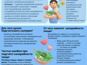 Сохраняем вес, считая калории